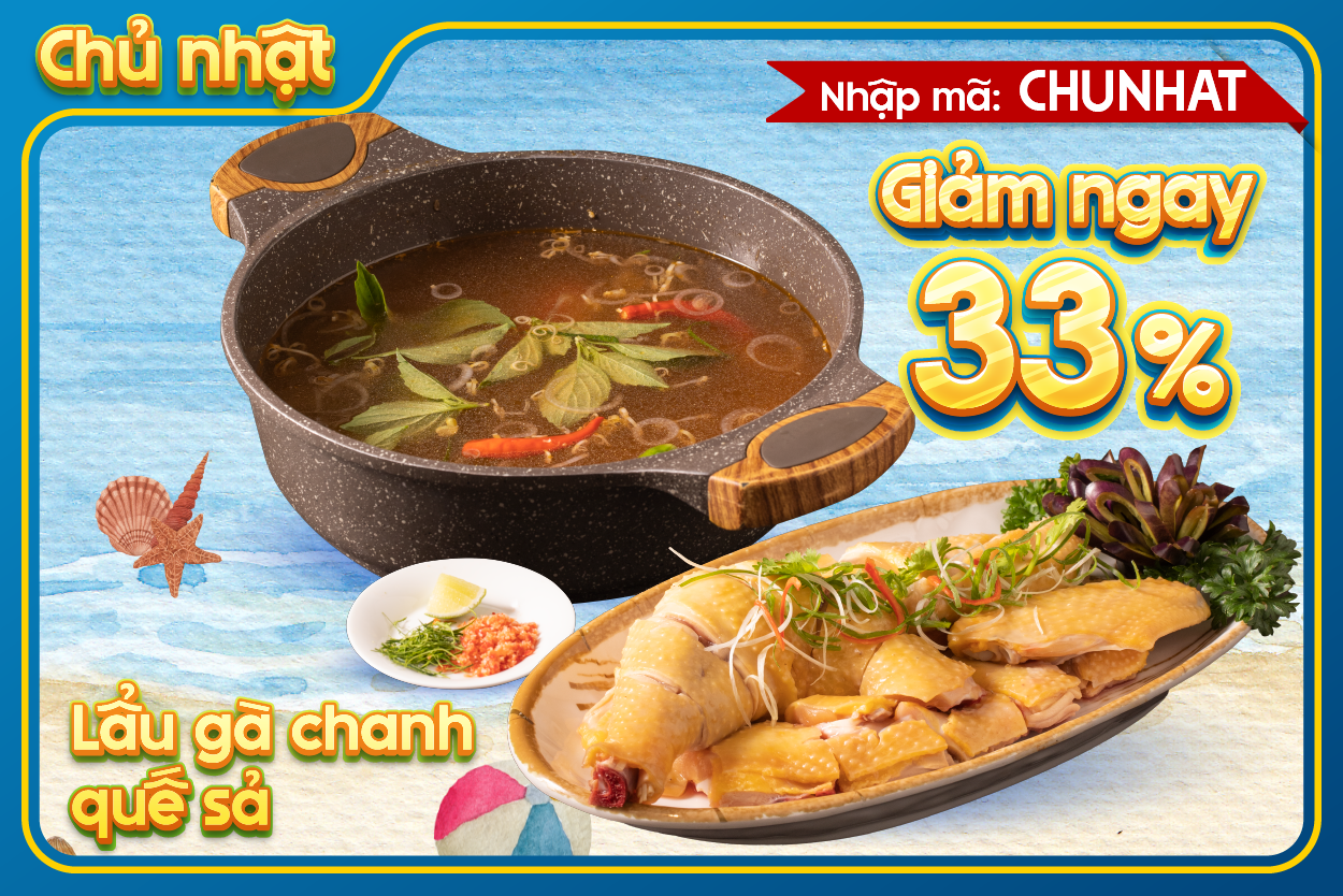 Lẩu gà chanh quế sả